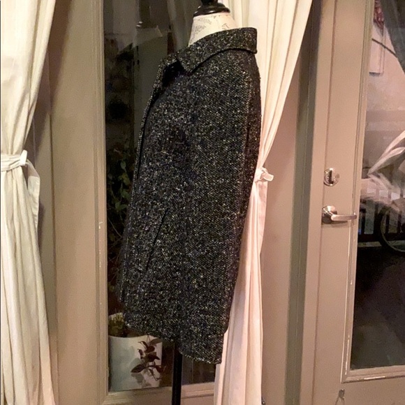 Preston & York black & white wool jacket coat M - Picture 4 of 8